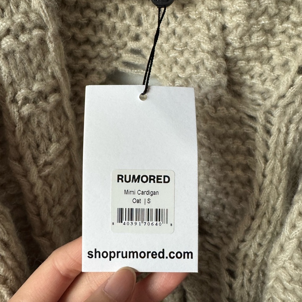 Rumored NWT Mimi Knit Cardigan - Picture 6 of 8